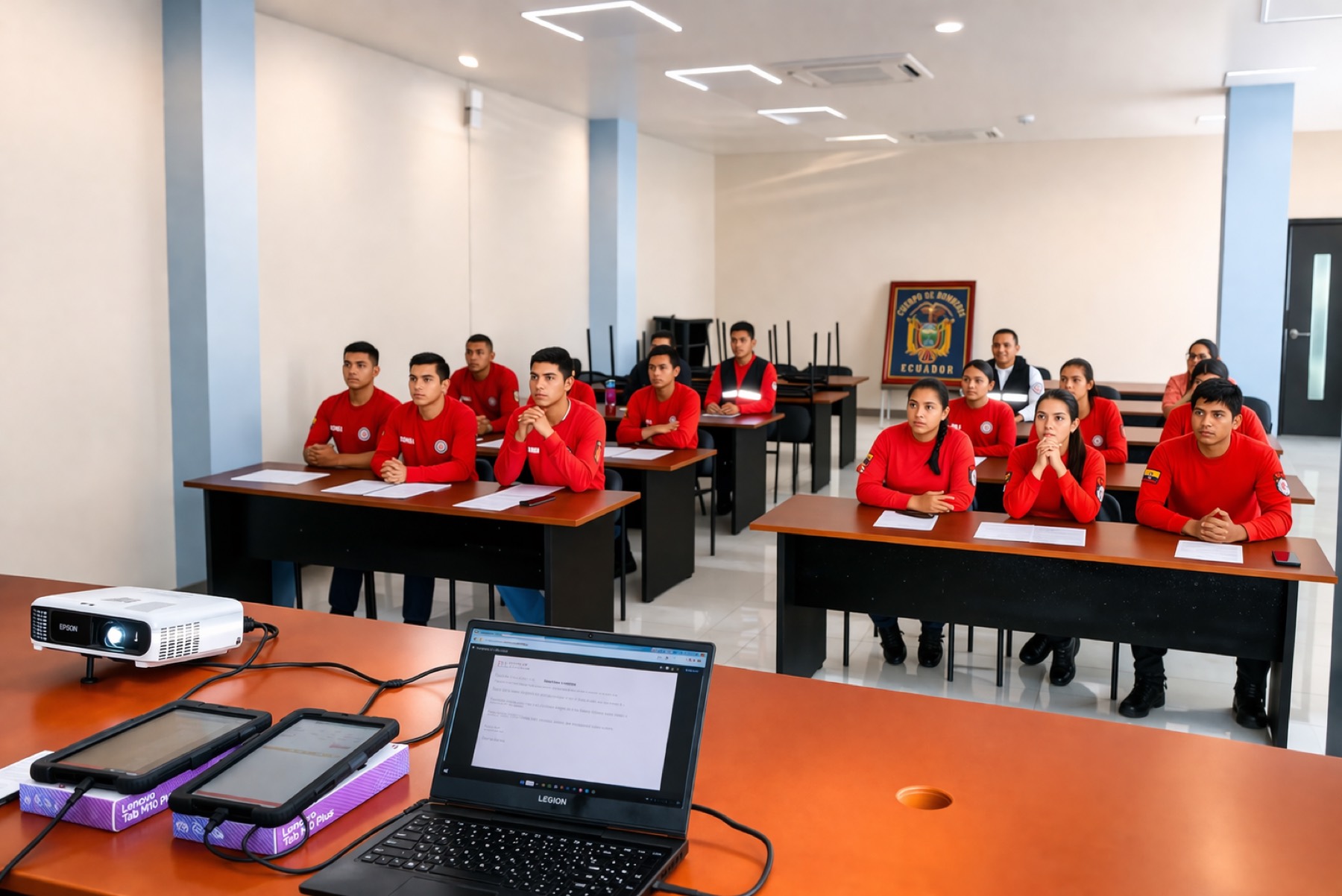 System presentation in an institutional environment