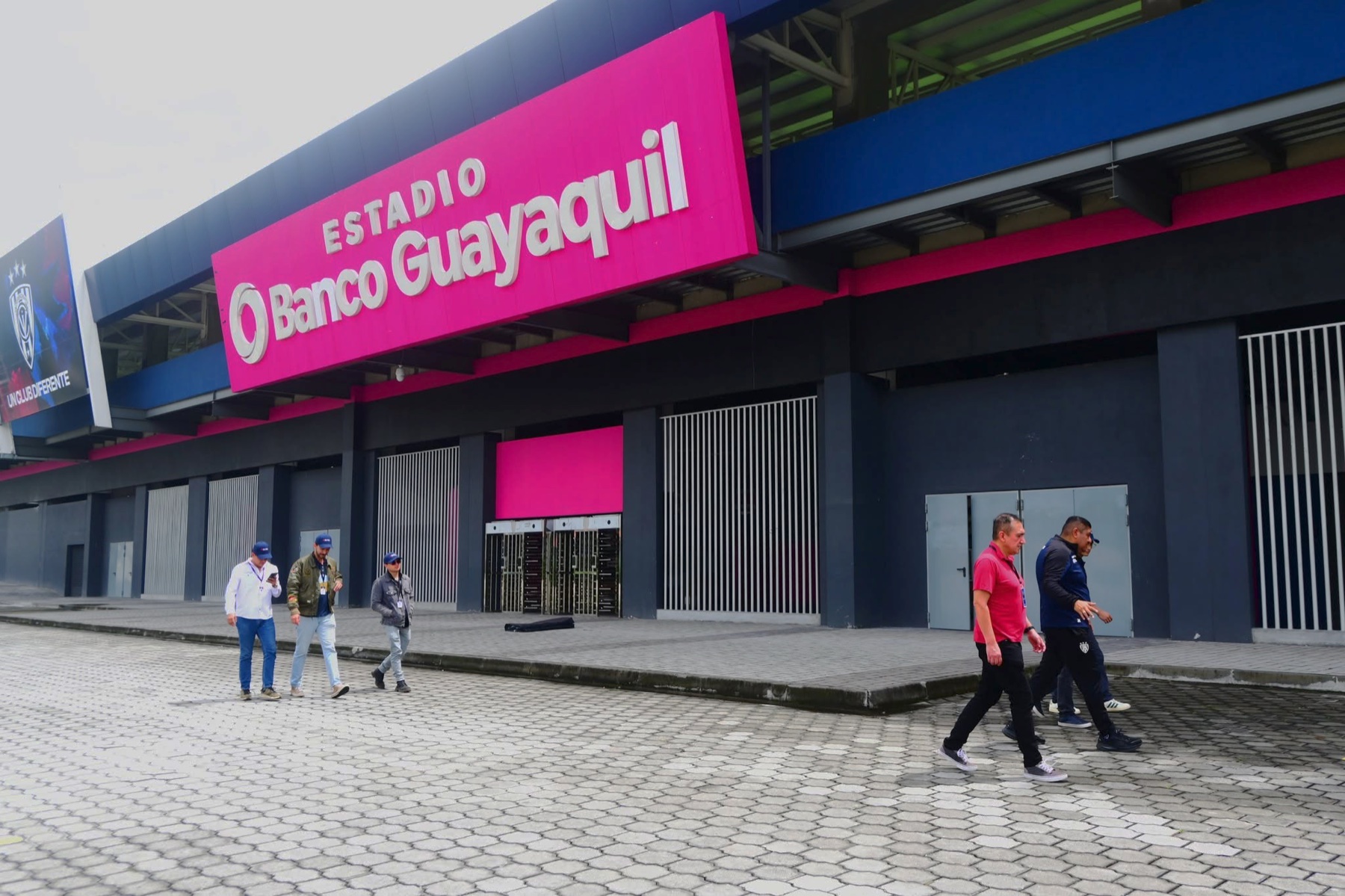 Exterior of Estadio Banco Guayaquil during Sentinel AI validation